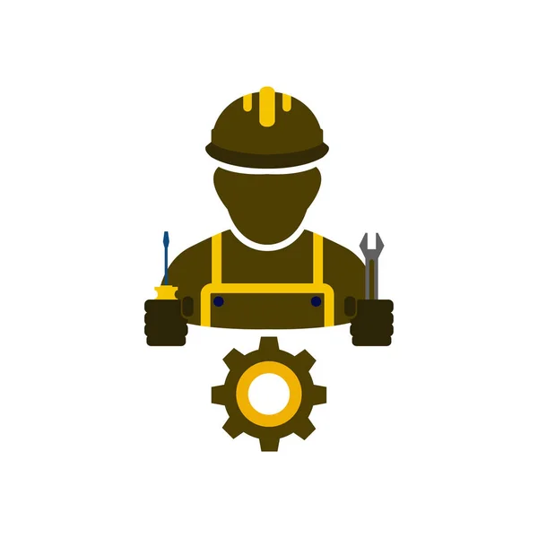 Ikona Dla Inżynierii Lub Technika — Wektor stockowy