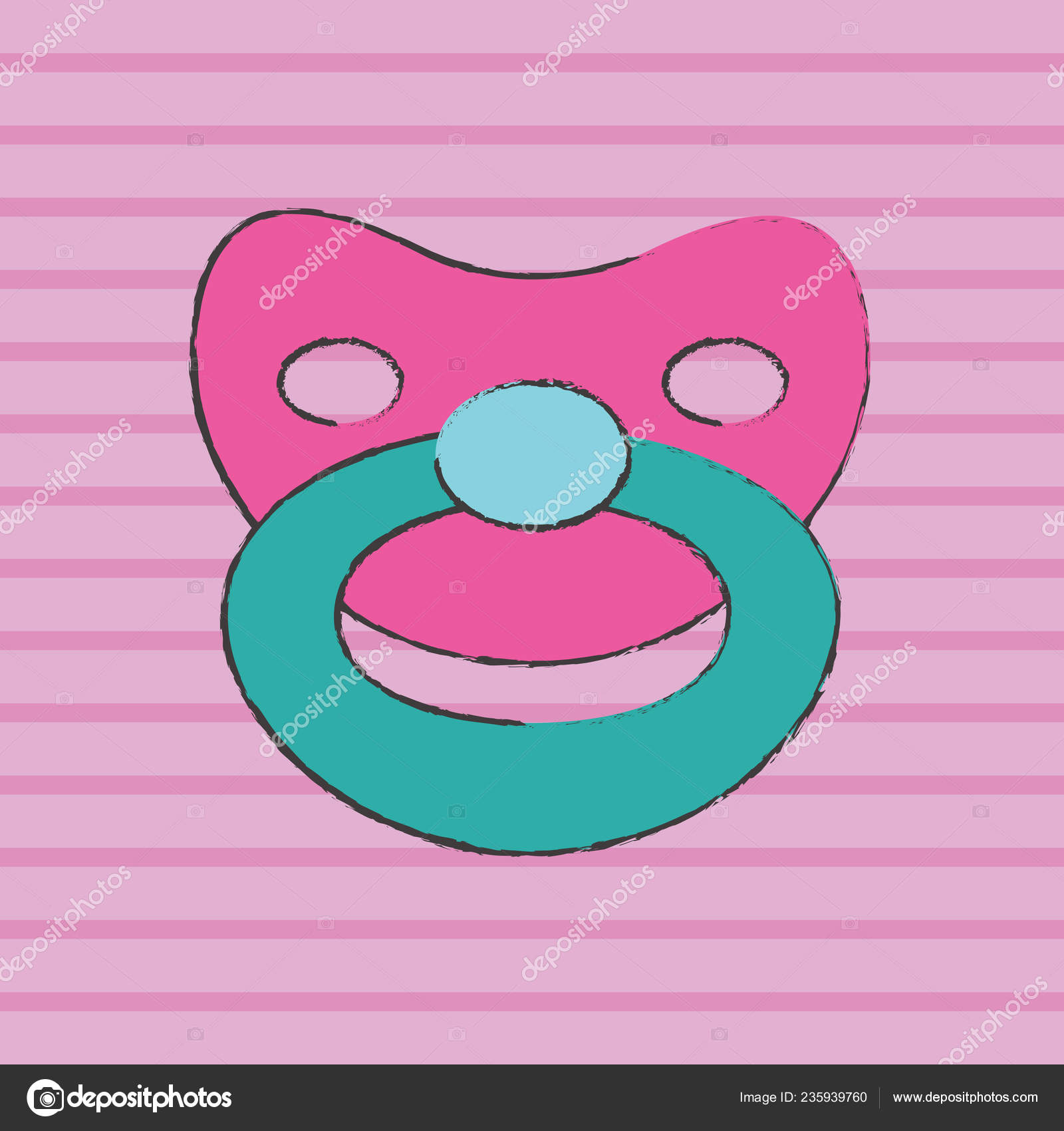 Download Baby Pacifier Vector Illustration — Stock Vector © OK.IMAGES #235939760