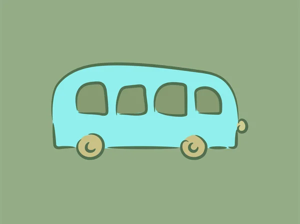 Icoana Autobuzului Ilustrație Vectorială — Vector de stoc