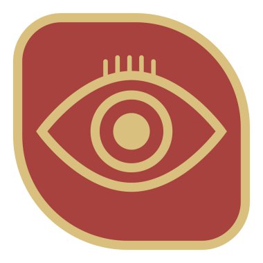 Göz simgesi. vektör illüstrasyonu