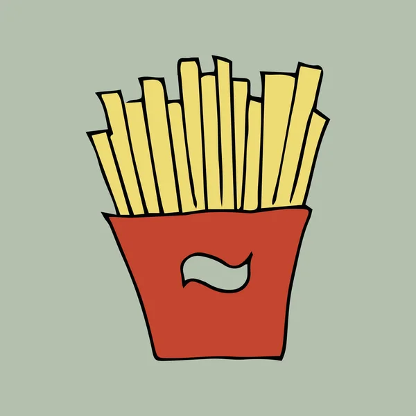 French Fries Vector Illustration — Free Stock Photo
