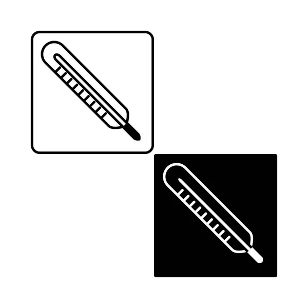 Thermometer Medical Icon Ilustración Vectores — Archivo Imágenes Vectoriales