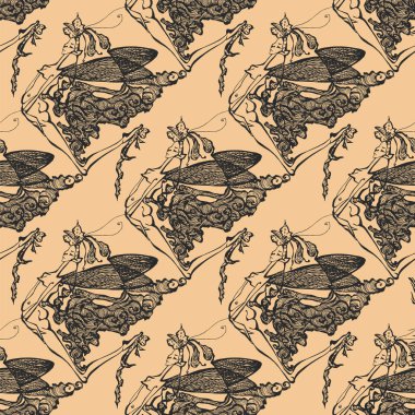 sorunsuz doku. çizilmiş vektör çizim