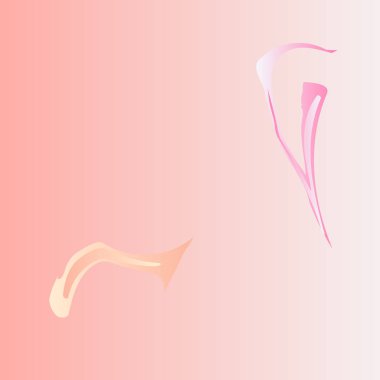 degrade vektör açık turuncu renkli soyut açıkları ile