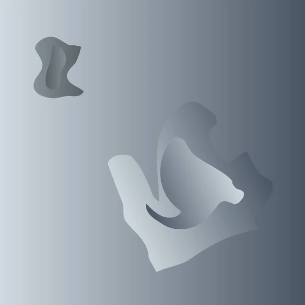 Сірий Градієнтний Фон Абстрактними Елементами Векторна Ілюстрація — стоковий вектор