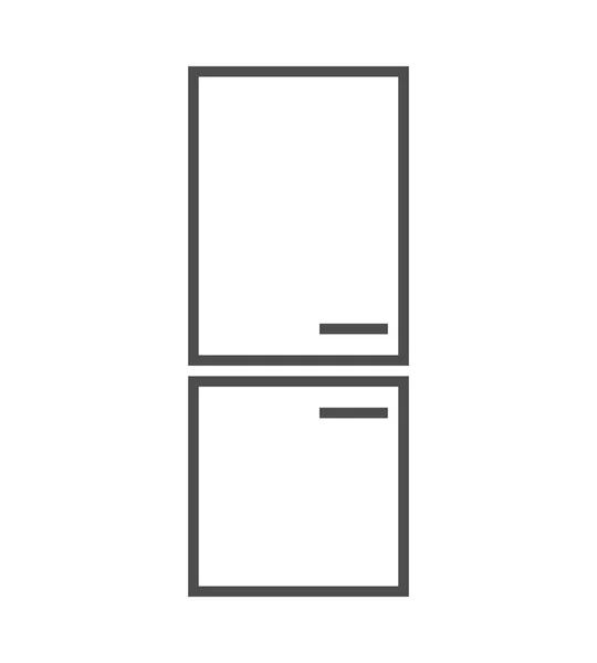 Kühlschrank-Ikone. — Stockvektor