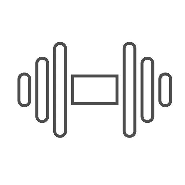 Ícone esporte barbell . — Vetor de Stock