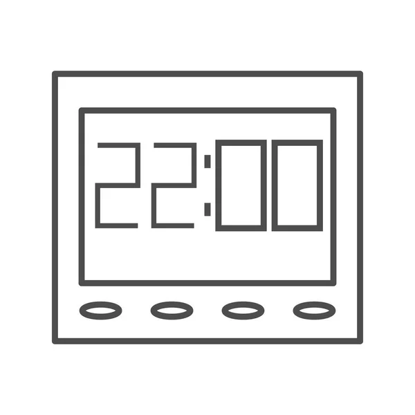 Icona dell'orologio elettronico . — Vettoriale Stock