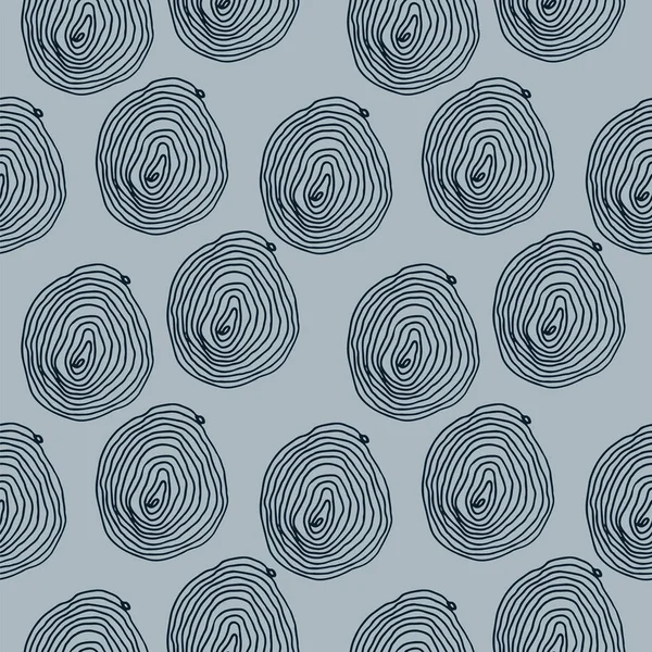 Nahtloses Muster handgezeichneter Texturkreise. Vektorillustration — kostenloses Stockfoto