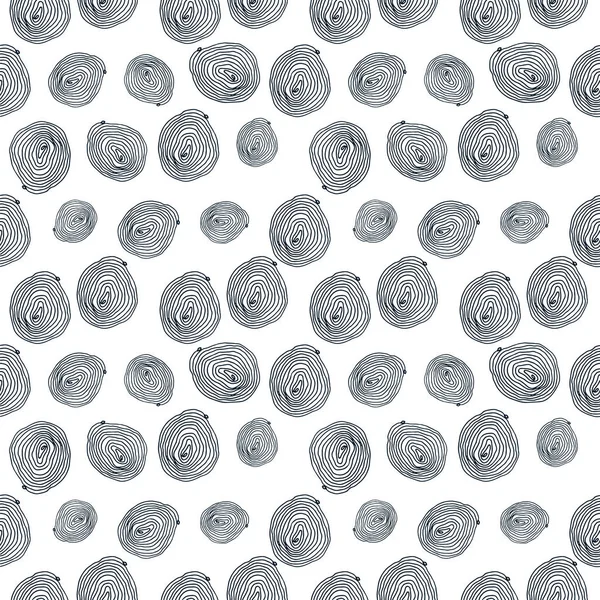 Varrat nélküli mintát textúra kézzel rajzolt körök. vektoros illusztráció — Stock Vector