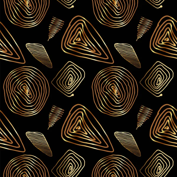 Goldschmuck dekorative Elemente nahtloses Muster. — kostenloses Stockfoto