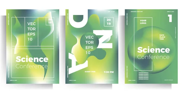 poster şablonları seti, etkinlikler için el ilanları, konferanslar