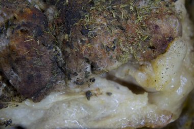 folyo baharat ile pişmiş pastırma