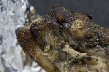 folyo baharat ile pişmiş pastırma