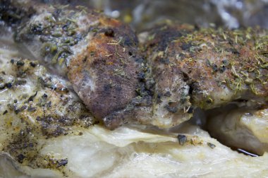 folyo baharat ile pişmiş pastırma