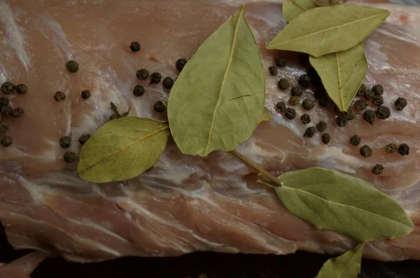 Rohes Fleisch für Koteletts. — Stockfoto