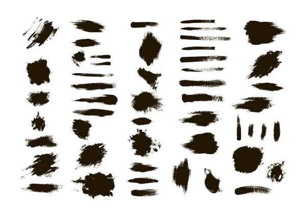 fırça darbeleri ayarlanır. el çizilmiş 