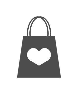 alışveriş çantası simgesi.