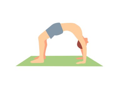 Yoga yapan adam.. 