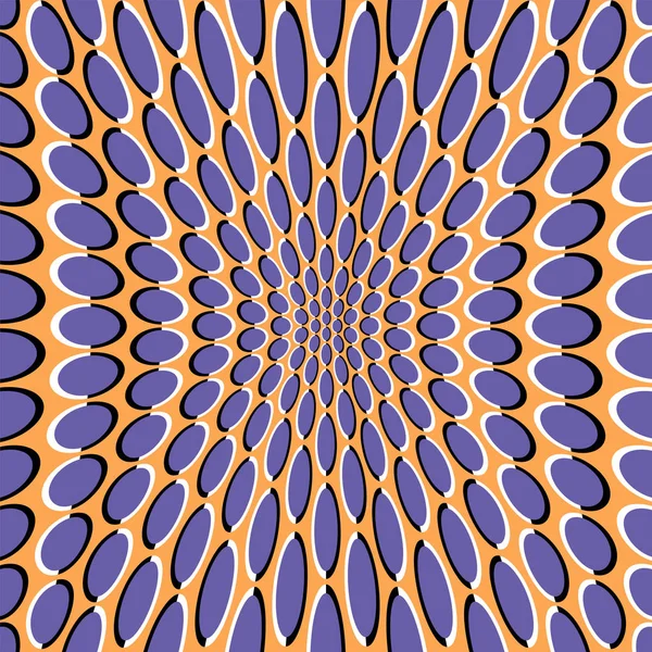 Bezproblémový vzor s kruhy. optická iluze. — Stock fotografie zdarma