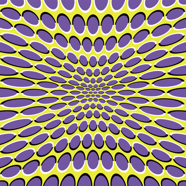 бесшовный узор с кругами. оптическая иллюзия
.