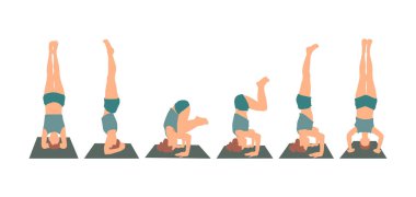 Yoga pose headstand