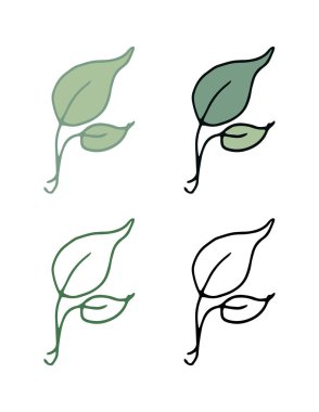 Simge kümesini bırakır. Elle çizilmiş 