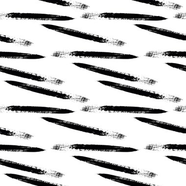 fırça konturları seamless modeli.