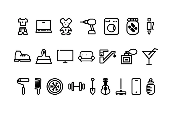 Shop icons — Stock Vector