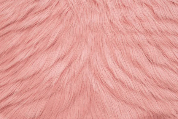 Pembe kürk arka plan. Pembe sheepskin arka plan ve doku. — Stok fotoğraf