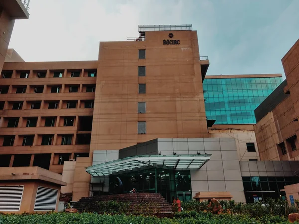 Nova Deli, Índia - Março 14,2019: vista frontal Rajiv Gandhi Cancer Institute & Research Centre the Hospital — Fotografia de Stock
