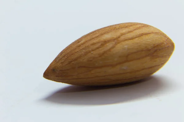 Close-up of Almond isolated on white background — Stock Photo, Image
