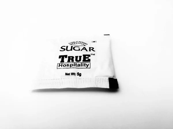 New Delhi Indien April 2019 Freier Weißer Zucker Echte Gastfreundschaft — Stockfoto