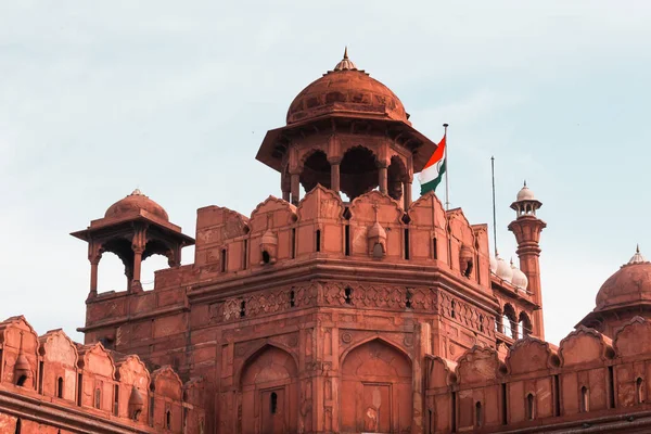 Índia viagem turismo fundo - Red Fort (Lal Qila) Delhi - Património Mundial. Delhi, Índia — Fotografia de Stock