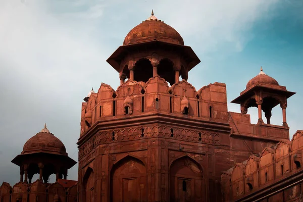 Índia viagem turismo fundo - Red Fort (Lal Qila) Delhi - Património Mundial. Delhi, Índia — Fotografia de Stock