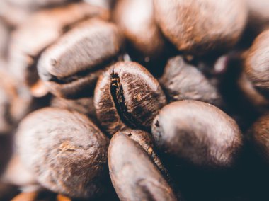 Sade kahve çekirdeklerini yakın çekelim. Doğal acı bir tadı var. Geçmişi bulanık.