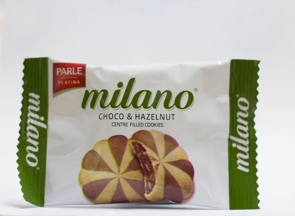 Delhi India May 2020 Parle Milano Mixed Berries Cookies Sobre —  Fotos de Stock