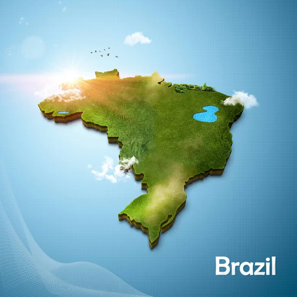 Fotos de Brasil mapa 3d, Imagens de Brasil mapa 3d sem royalties