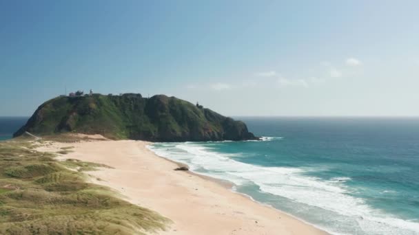 USA Natur. Szenischer Blick auf den Pazifik. Filmreisende Luftaufnahmen 4K — Stockvideo