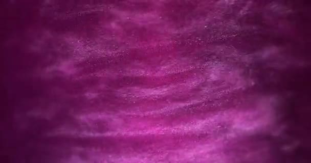 Sfondi artistici. Rosa vibrante fluido scintillante è vorticoso in belle nuvole — Video Stock