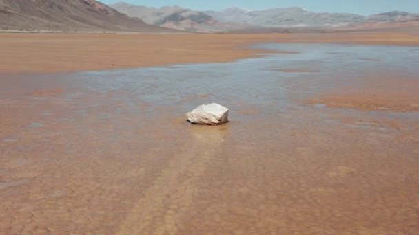 Slavné nejžhavější místo na planetě Zemi. Cinematic Death Valley příroda pozadí 4K — Stock video