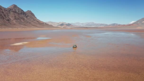 Scénický čistý přírodní pohyb pozadí. Death Valley desert, West, California, USA — Stock video