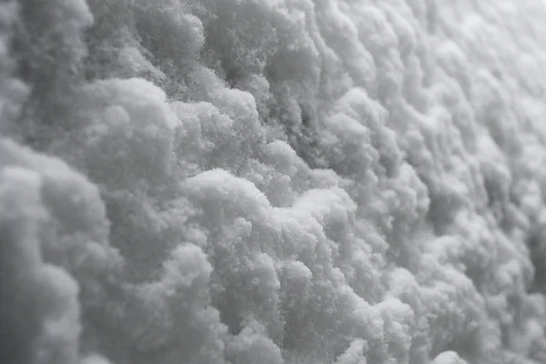 Macro Structuur Van Sneeuw Driften — Stockfoto