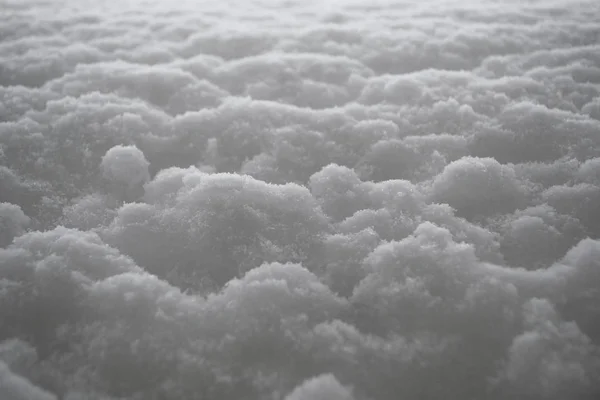 Texture Macro Des Dérives Neige — Photo