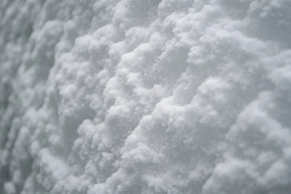 Textura Macro Dos Desvios Neve — Fotografia de Stock