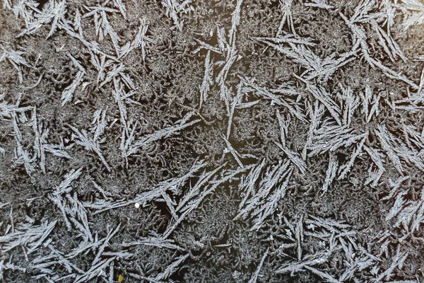 Bu soğuk kış cam üzerinde kalıptır