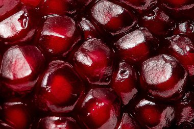 taze nar tohumları makro yakın plan damlalar halinde 