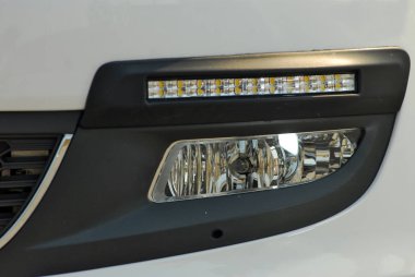 ayarlanmış küçük spor araba ve Led ışık