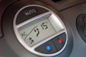 Autó air állapotban a gomb, és display-tervezés lehetőségek
