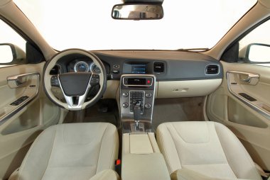 Stüdyo çekim modern araba iç